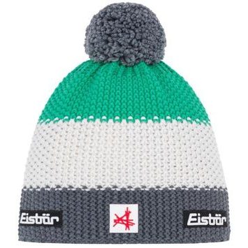 EISBÄR Star Pompon MÜ SA anthracite-white-mineral green