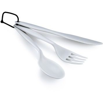 GSI OUTDOORS Tekk Cutlery Set eggshell