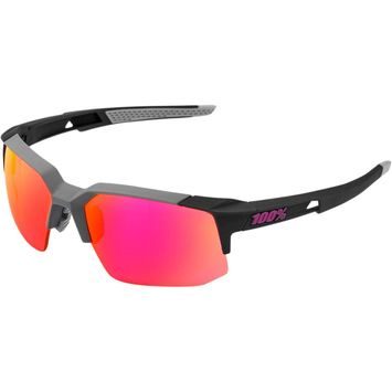 100% SPEEDCOUPE - SOFT TACT GRAPHITE - PURPLE MULTILAYER MIRROR LENS