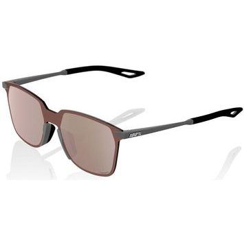 100% LEGERE SQUARE - Soft Tact Cool Gray - HiPER Crimson Silver Mirror Lens