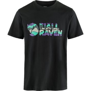 FJÄLLRÄVEN Multicolor Logo T-shirt M Black