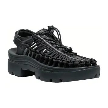 KEEN UNEEK PLT ALL GENDER, black smooth lea