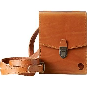 FJÄLLRÄVEN Singi Bino Bag Leather Cognac