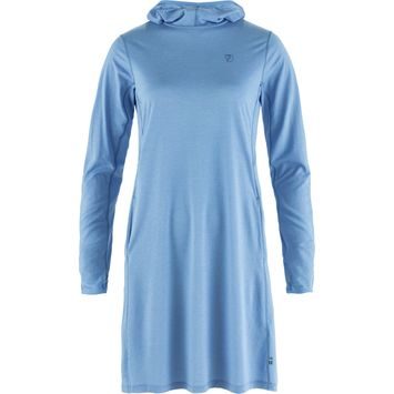 FJÄLLRÄVEN Abisko Sun-hoodie Dress W Ultramarine