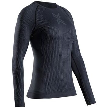 X-BIONIC XCEED RUN SHIRT LS WMN X Black/Rhino Grey