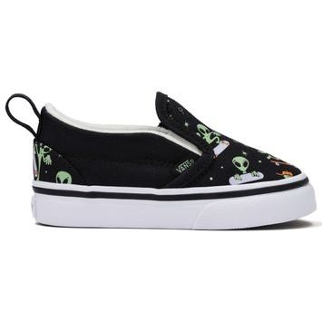 VANS Slip-On V Glow Cosmic Cruisers BLACK/GREEN