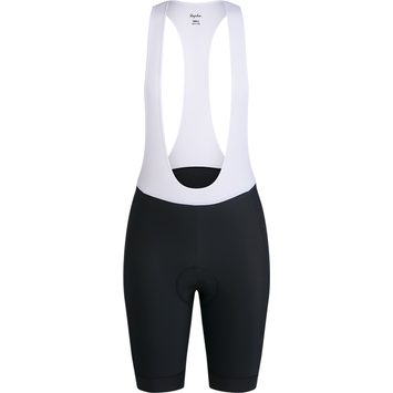 RAPHA Core Bib Women Black/White Short