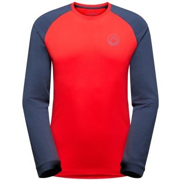 LA SPORTIVA Circle Logo Longsleeve M Mountain Red/Night Sky