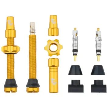 WOLF TOOTH Tubeless Valve Stem Kit 44mm zlatá
