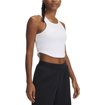 UNDER ARMOUR UA Rival Rib Tank bílá