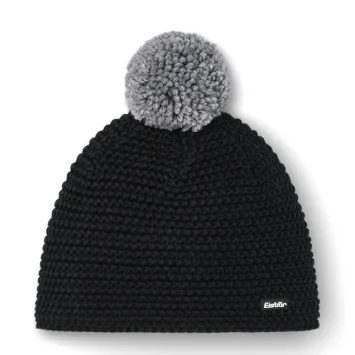 EISBÄR Jamie Pompon MÜ schwarz/graumele