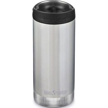 KLEAN KANTEEN TKWide w/Café Cap - Brushed Stainless 355 ml
