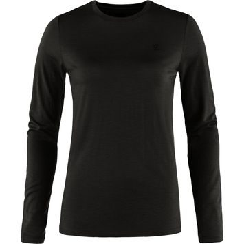 FJÄLLRÄVEN Abisko Wool LS W, Black