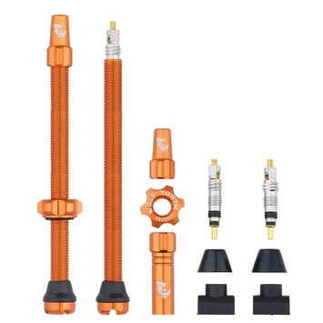 WOLF TOOTH Tubeless Valve Stem Kit 80mm oranžová