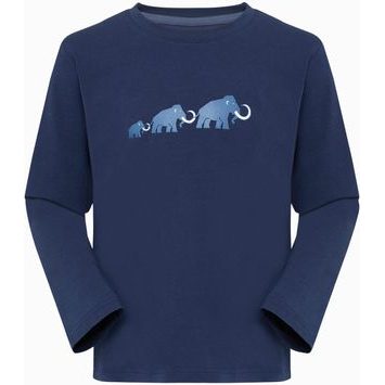MAMMUT Core Longsleeve Kids Logo marine