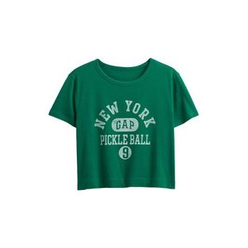 GAP Crop tričko Zelená