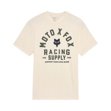 FOX Local Racer Ss Prem Tee Off White