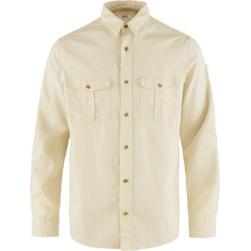 FJÄLLRÄVEN Övik Travel Shirt LS M, Chalk White