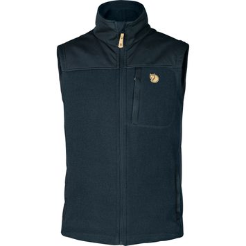 FJÄLLRÄVEN Buck Fleece Vest M Dark Navy