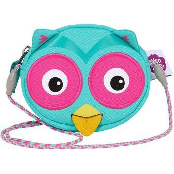 AFFENZAHN Wallet - Olivia Owl, turquoise