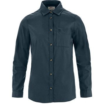 FJÄLLRÄVEN Övik Lite Flannel Shirt W Navy