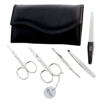 ALPEN Nickel kožená na druk 5 ks černá