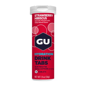 GU Hydration Drink Tabs 54 g Strawberry Hibiscus