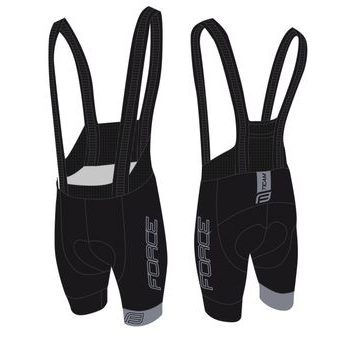 FORCE TEAM PRO,se šráky a vložkou,črn-šedé
