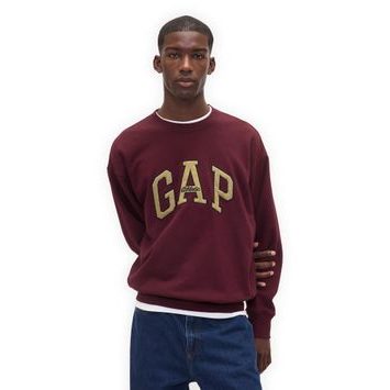 GAP 821259-02 Oversize mikina Heavyweight Červená