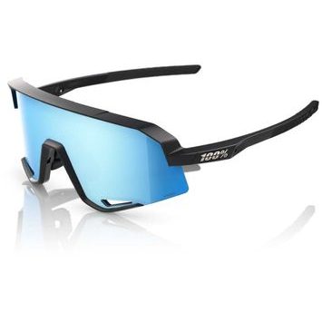 100% SLENDALE - Matte Black - HiPER Blue Multilayer Mirror Lens