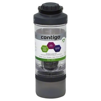 CONTIGO Shake & Go FIT zásobník 650 černá