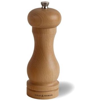 COLE&MASON Beech Capstan A6 Salt Mill