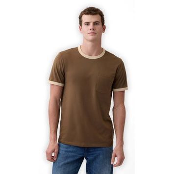 GAP 888011-02 Tričko s kapsičkou Everyday Soft Hnědá