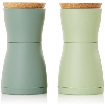 ADHOC TWIN, tmavě zelená a světle zelená, dub/plast 13,3 cm
