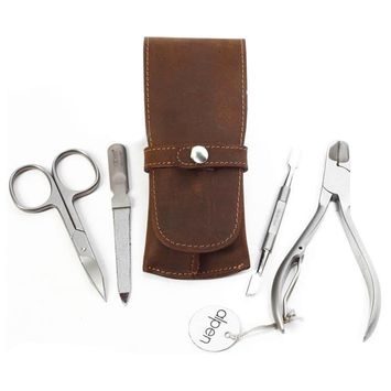 ALPEN Inox 4 ks hnědá s drukem