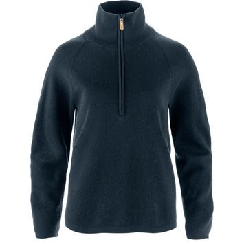 FJÄLLRÄVEN Övik Lite half Zip W Dark Navy