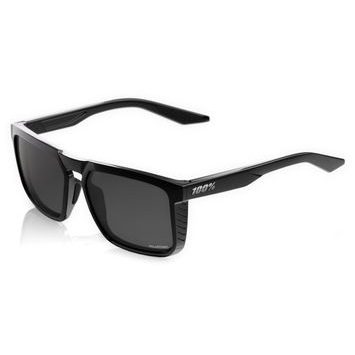 100% RENSHAW Polished Black - Grey Polarized Lens