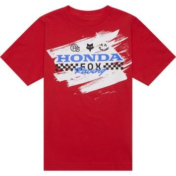 FOX Youth Fox X Honda Ss Tee Red