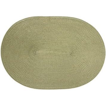 CONTINENTA Prostírání oválné 45 x 31 cm zelené