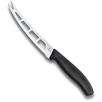 VICTORINOX Swiss Classic, butter and cream cheese knife, 13cm, black,blister