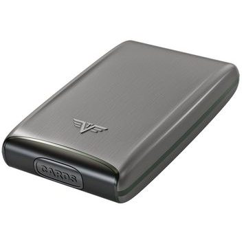 TRU VIRTU Credit Card Case RAZOR Fan - Taupe Rock