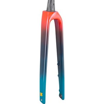 TREK Fork Rigid Trek Boone 6 330mm, 45mm Radio Red/Navy/Teal Fade