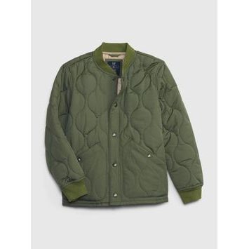 GAP 729942-00 Dětská bunda bomber Zelená
