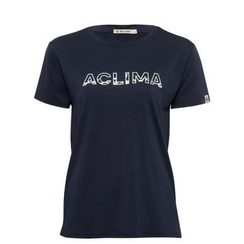 ACLIMA LightWool tee Logo M's Navy Blazer