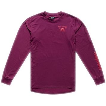 TROY LEE DESIGNS RUCKUS RIDE TEE LOCKDOWN SANGRIA