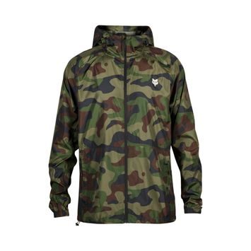 FOX Fox Head Camo Windbreaker, Green Camo