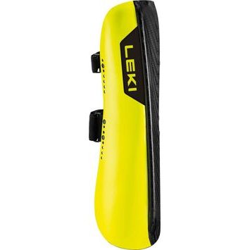 LEKI Shin Guard Railroad Race Short Wide 43 cm neonyellow-black