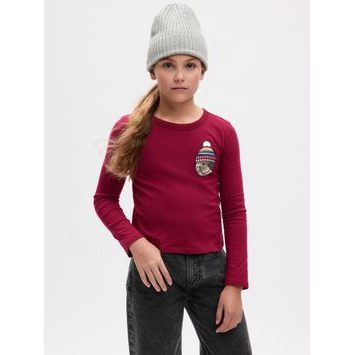 GAP 825157-01 Dětské tričko s potiskem, Fialová