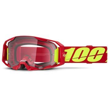 100% ARMATIC Goggle Red - Clear Lens
