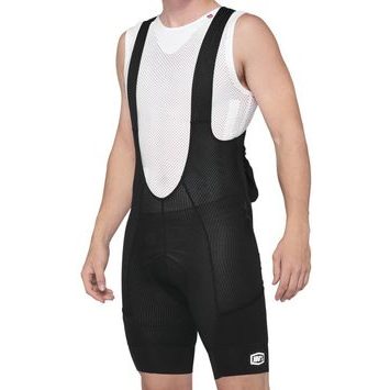 100% REVENANT Bib Liner Shorts Black